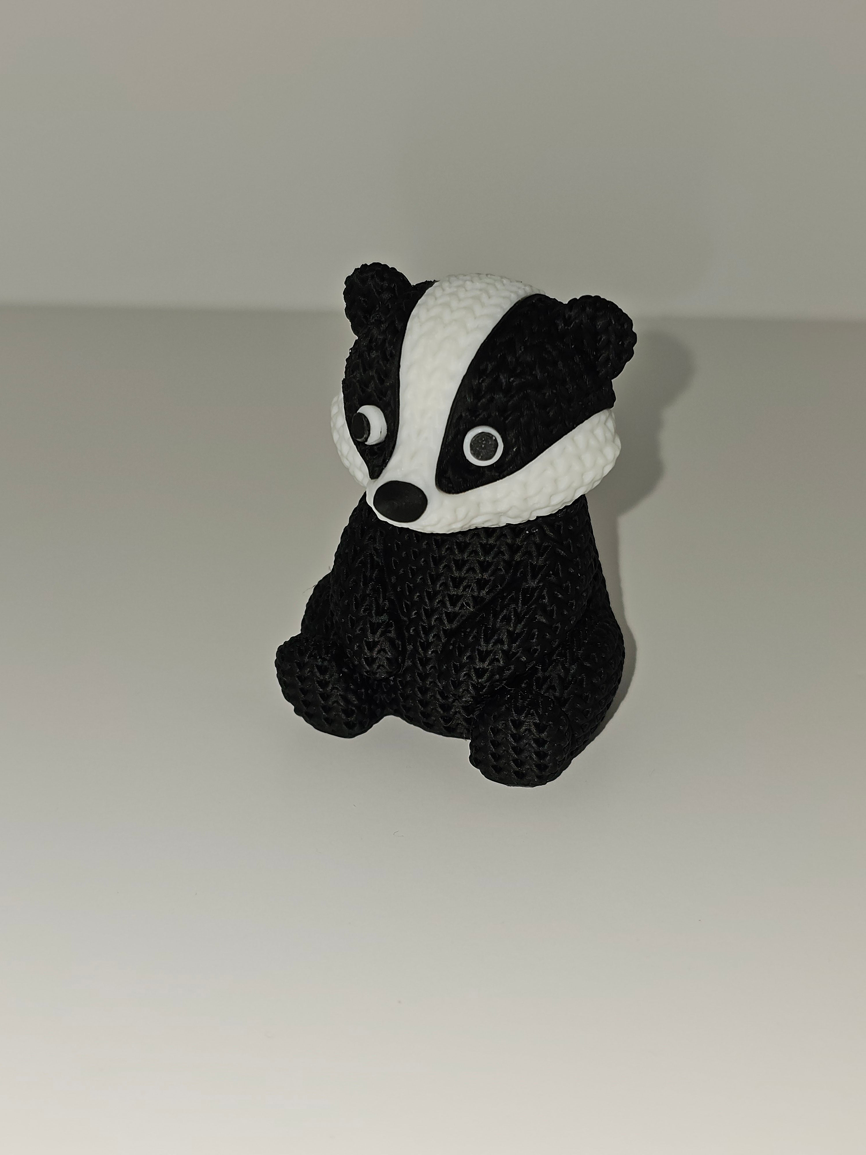 Knitted Badger Pet - 3D