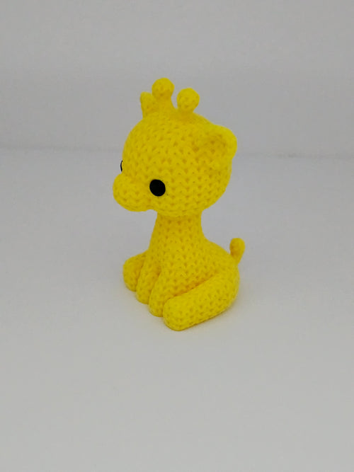 Knitted Baby Giraffe - 3D