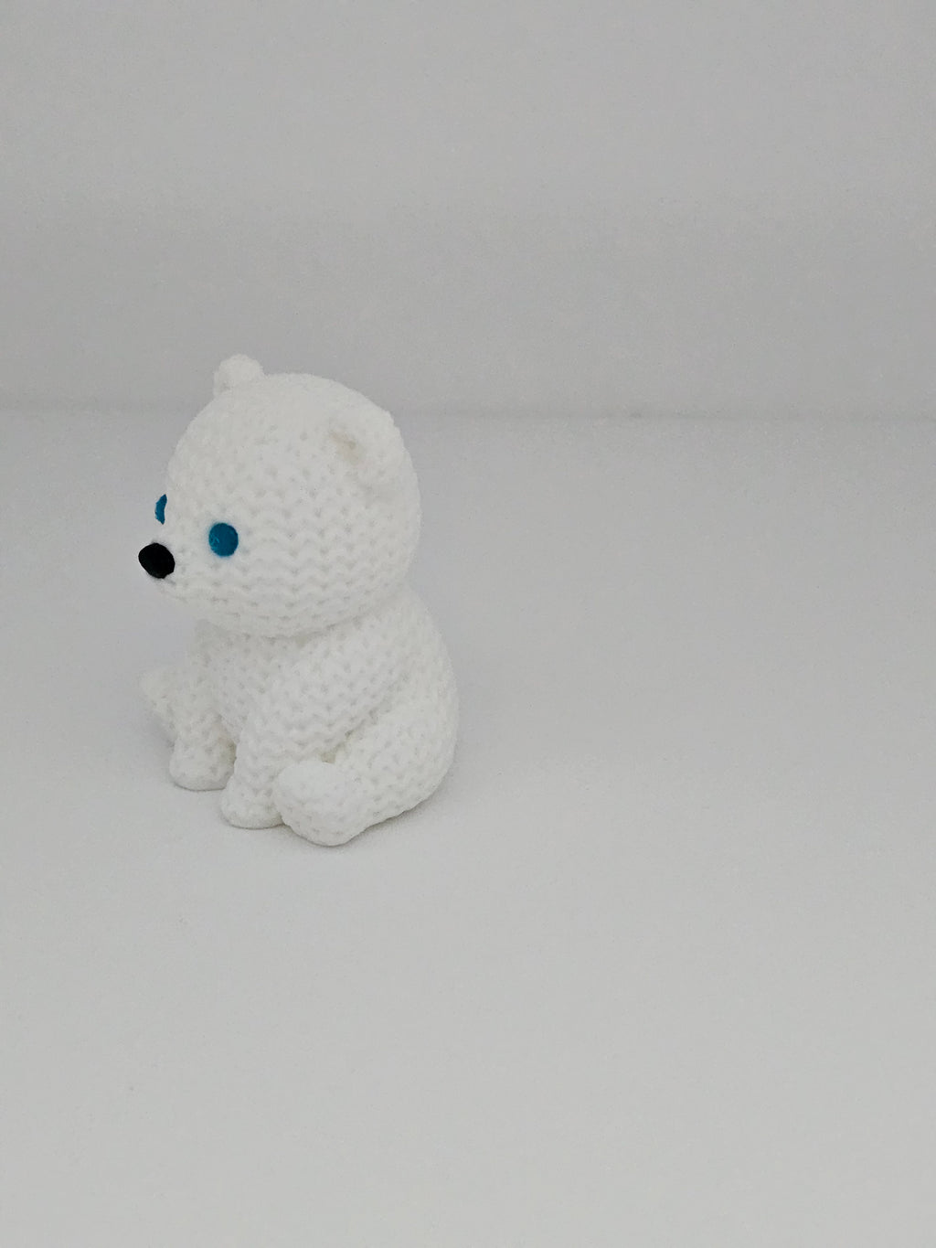 Knitted Polar Bear Pet - 3D