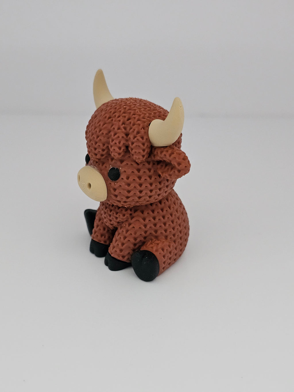 Knitted Highland Cow - 3D