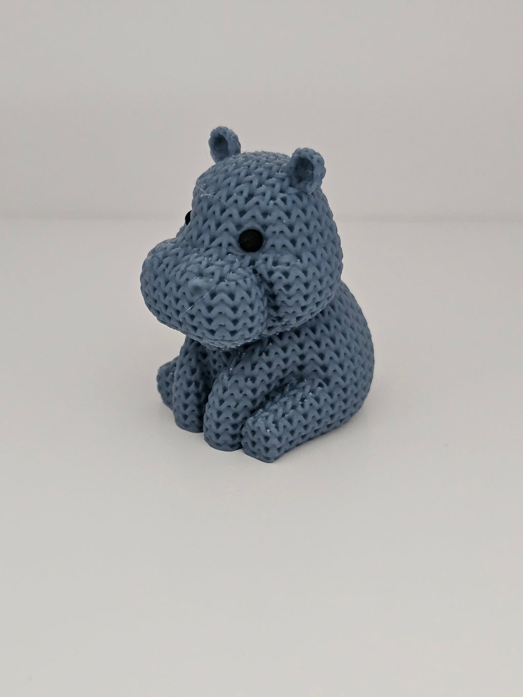 Knitted Hippopotamus - 3D