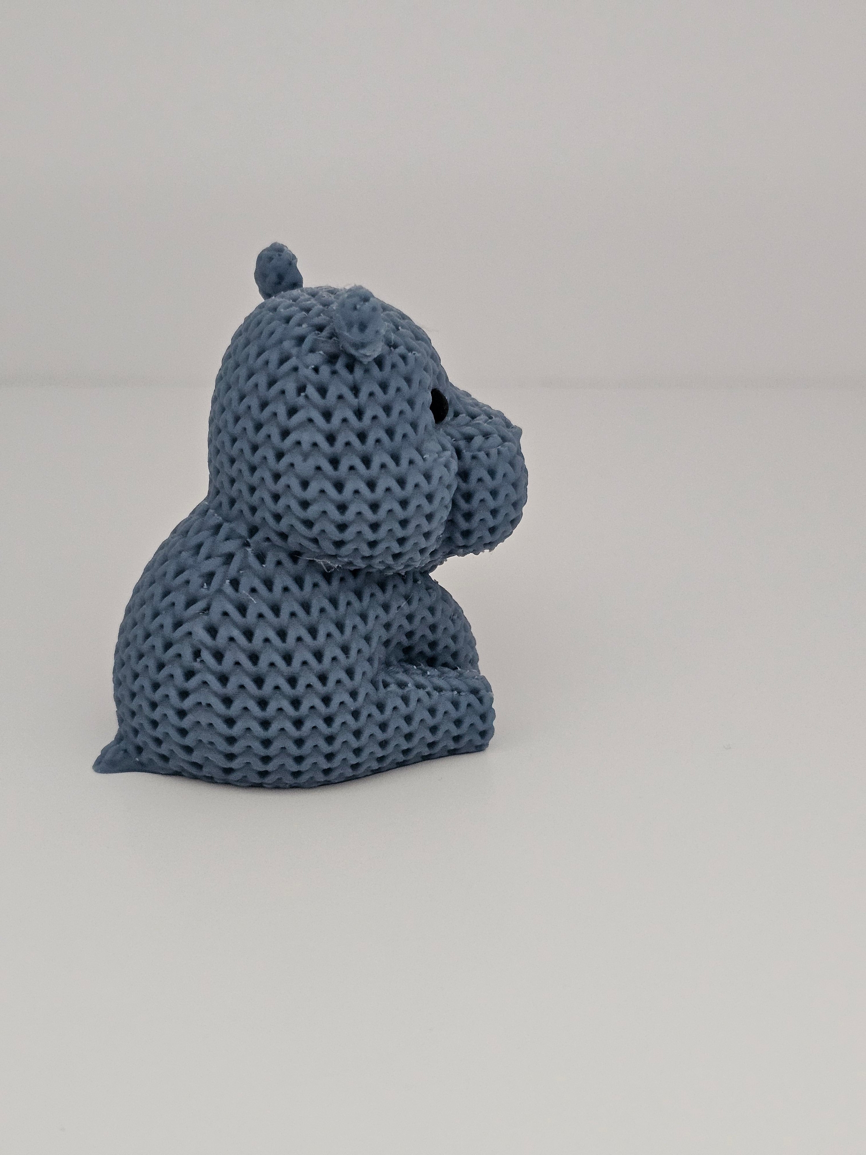 Knitted Hippopotamus - 3D