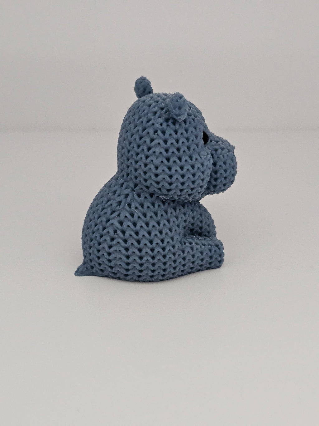 Knitted Hippopotamus - 3D