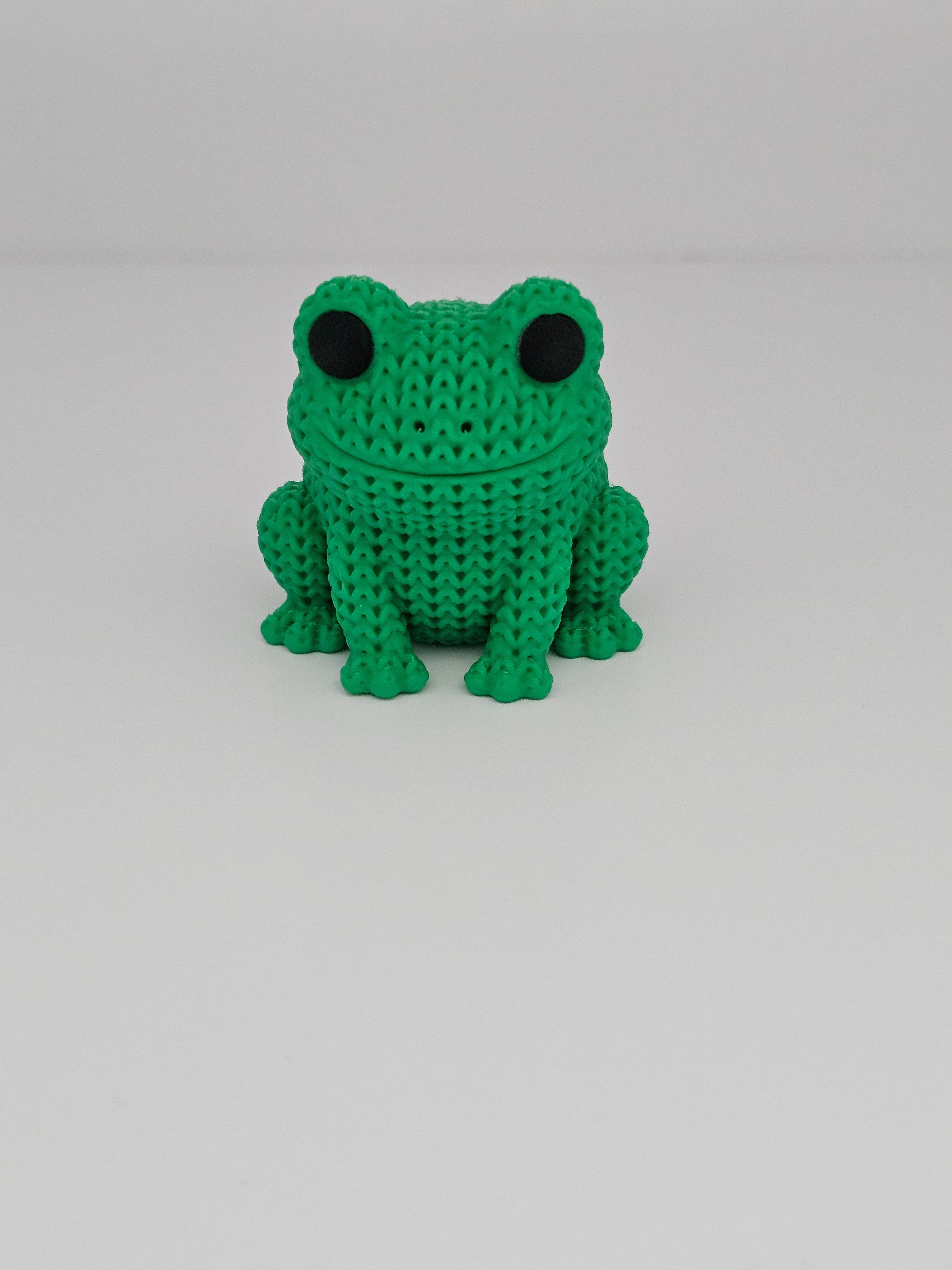 Knitted Frog - 3D