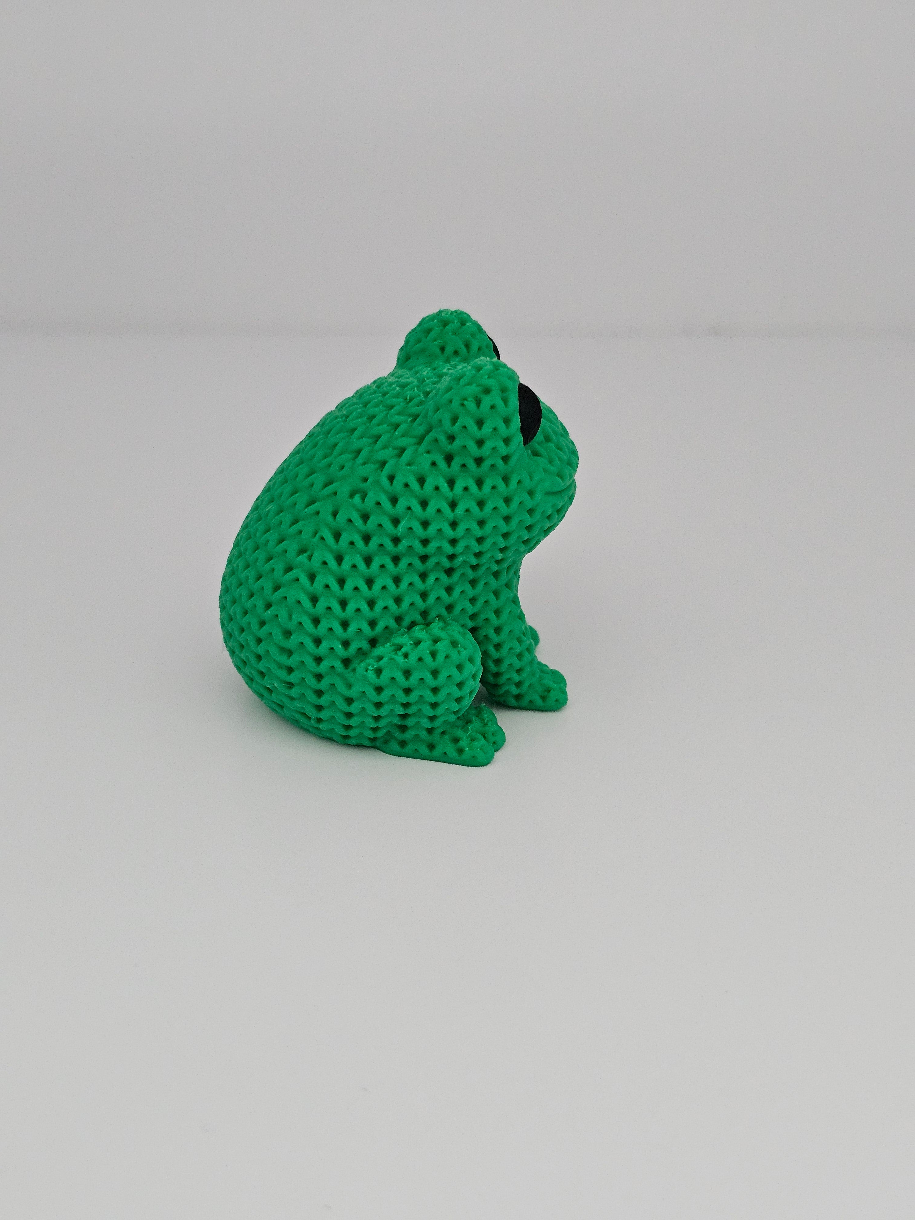 Knitted Frog - 3D