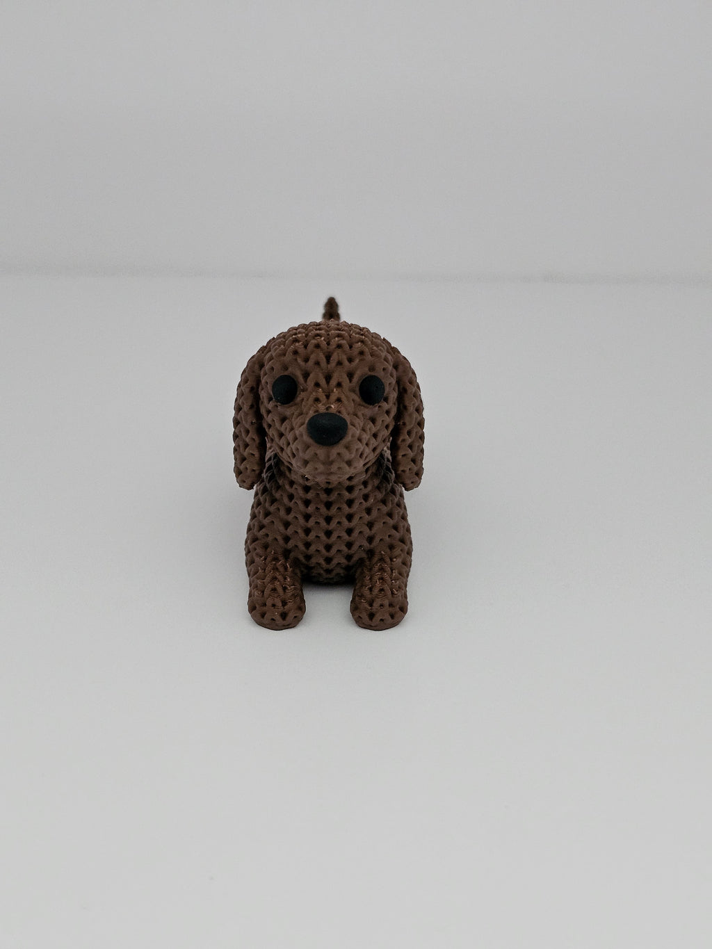 Knitted Dachshund - 3D