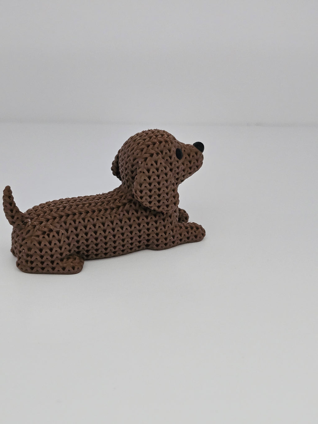 Knitted Dachshund - 3D