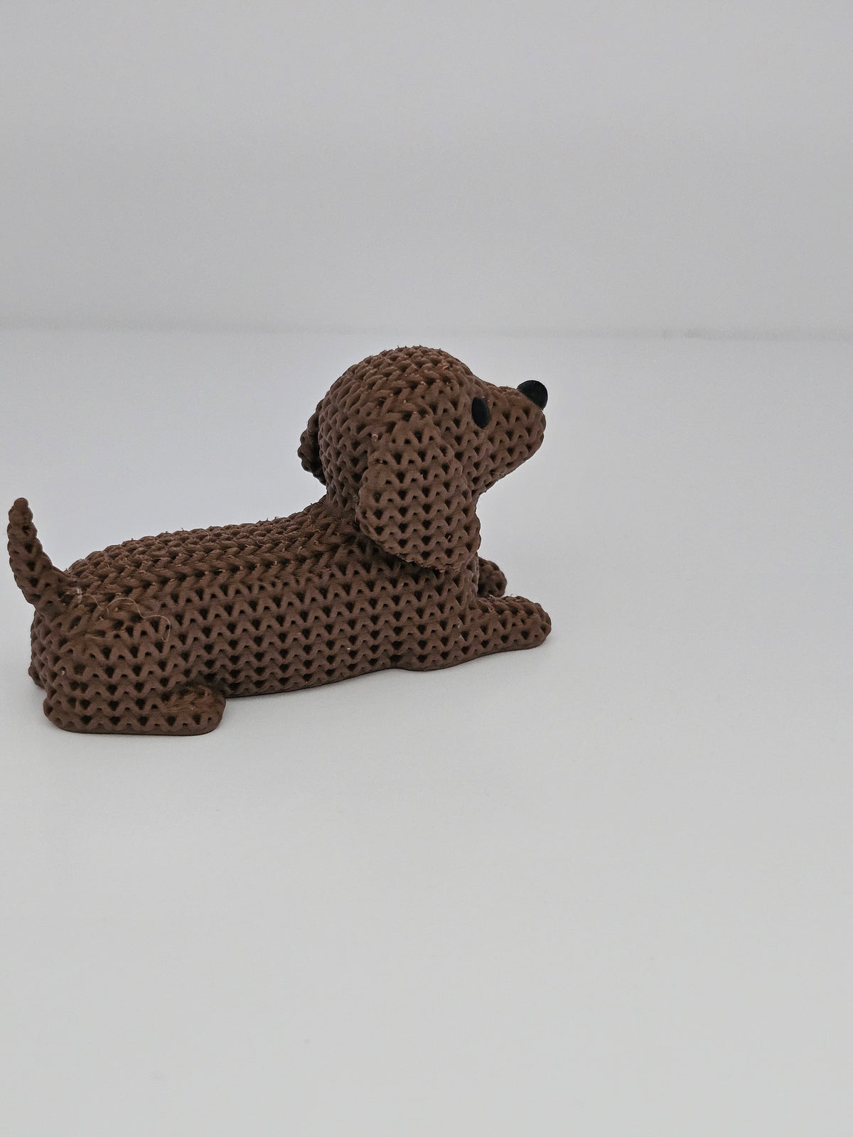 Knitted Dachshund - 3D
