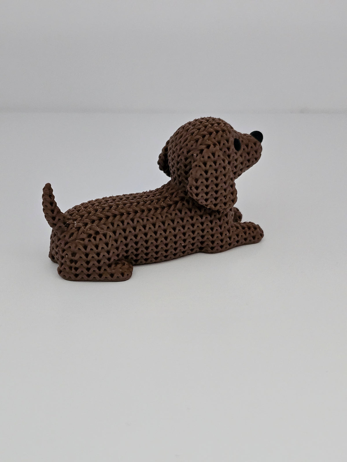 Knitted Dachshund - 3D