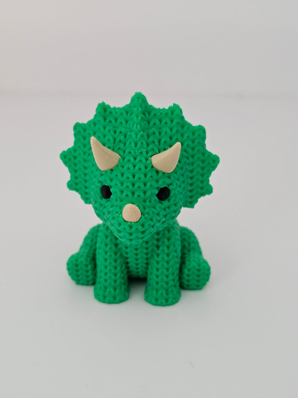Knitted Triceratops - 3D