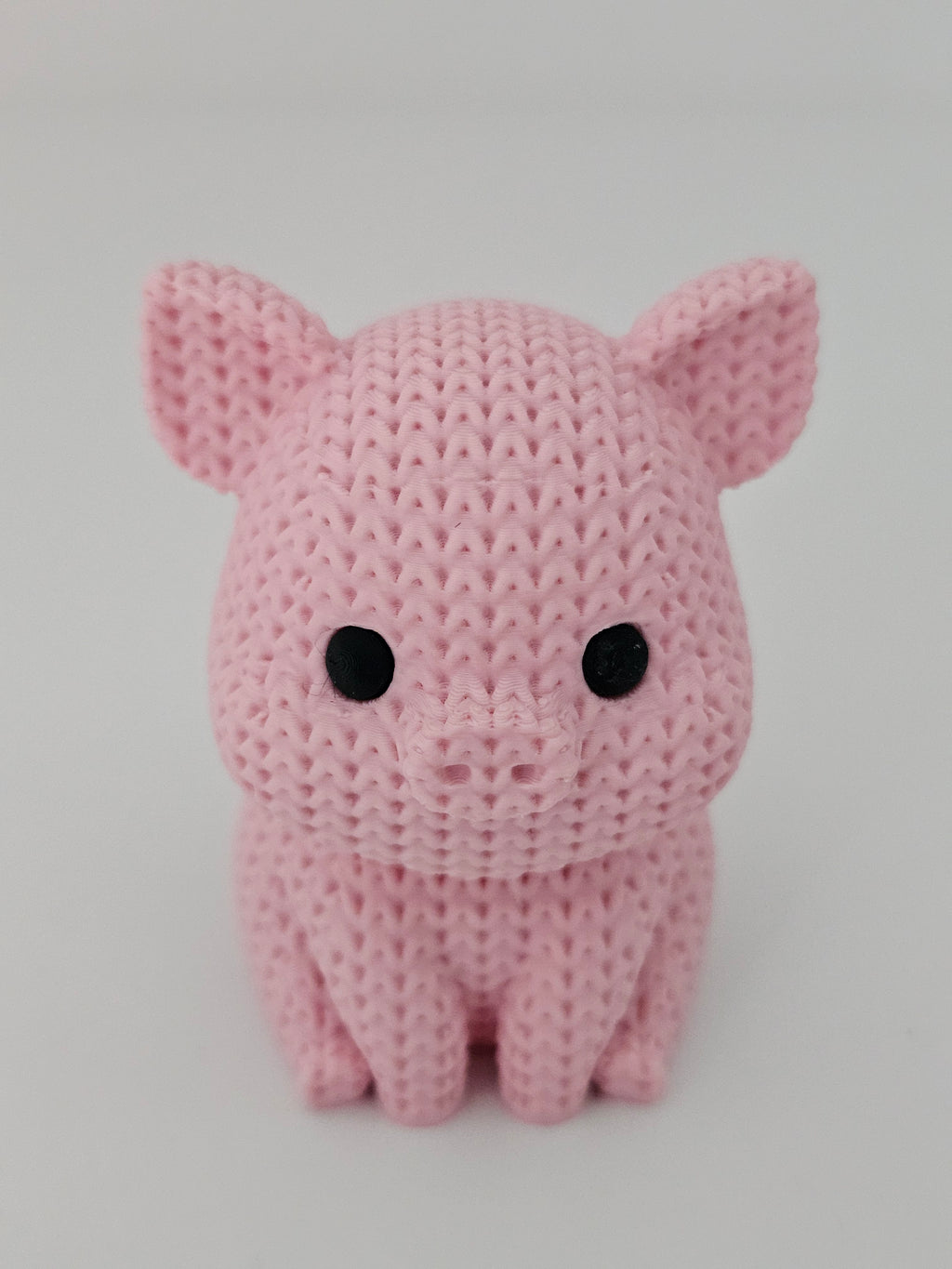Knitted Little Piggy - 3D
