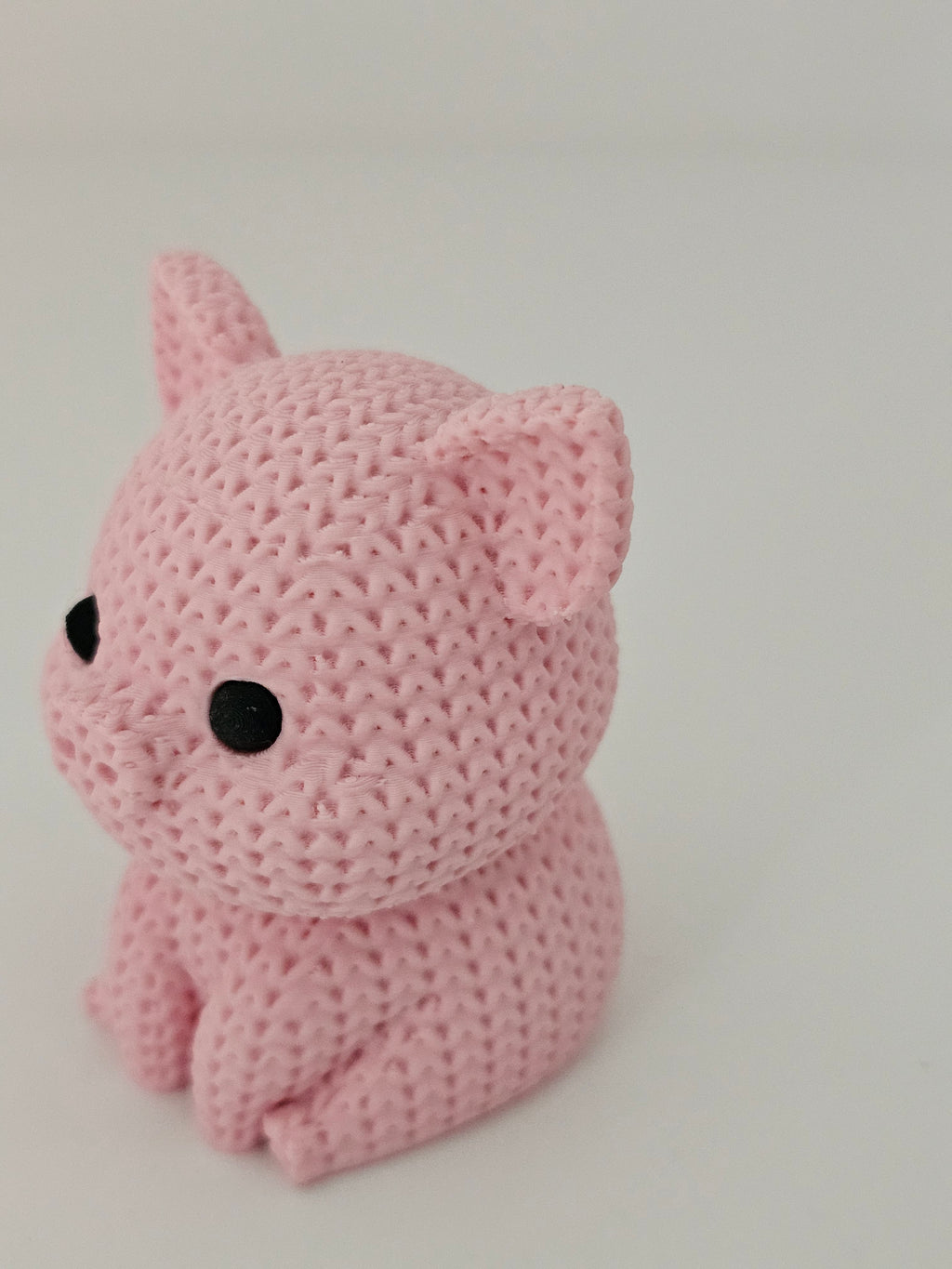 Knitted Little Piggy - 3D