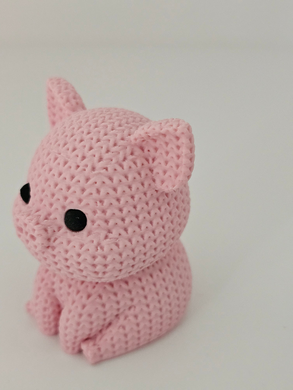 Knitted Little Piggy - 3D