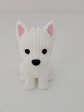 Knitted Westie - 3D