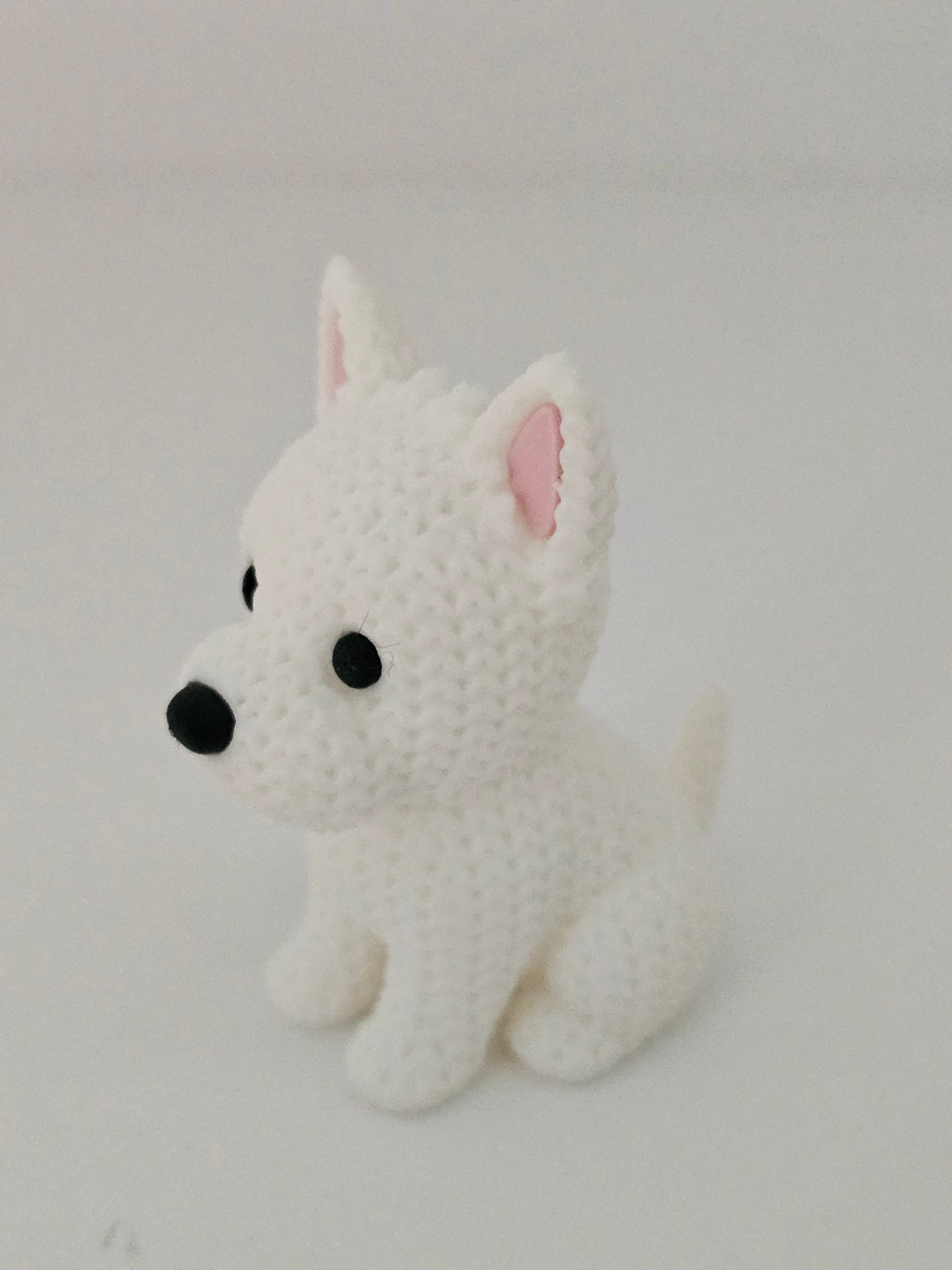 Knitted Westie - 3D