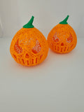 Halloween Tea Light Skull Jack O'Lantern Decor - 3D printed