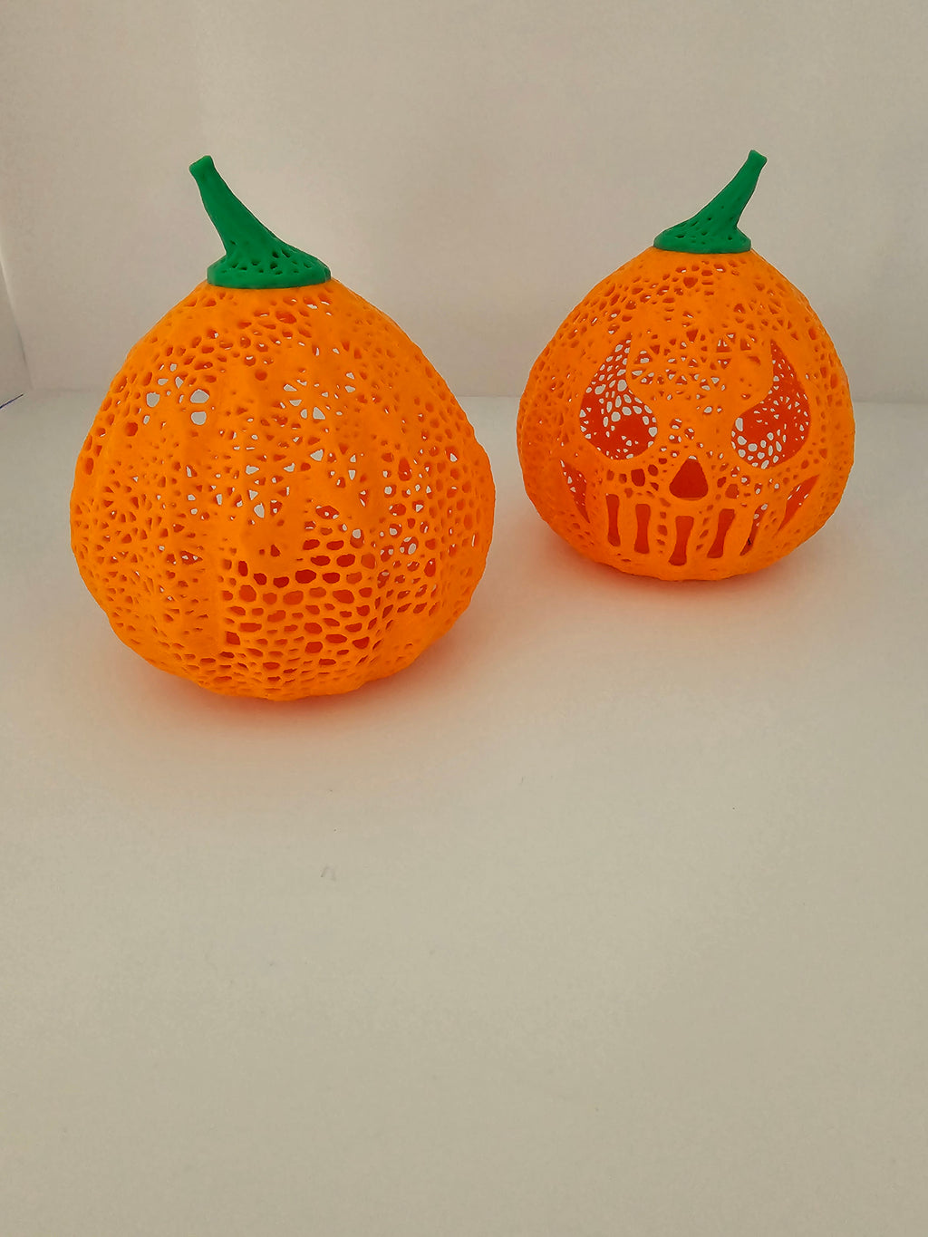 Halloween Tea Light Skull Jack O'Lantern Decor - 3D printed