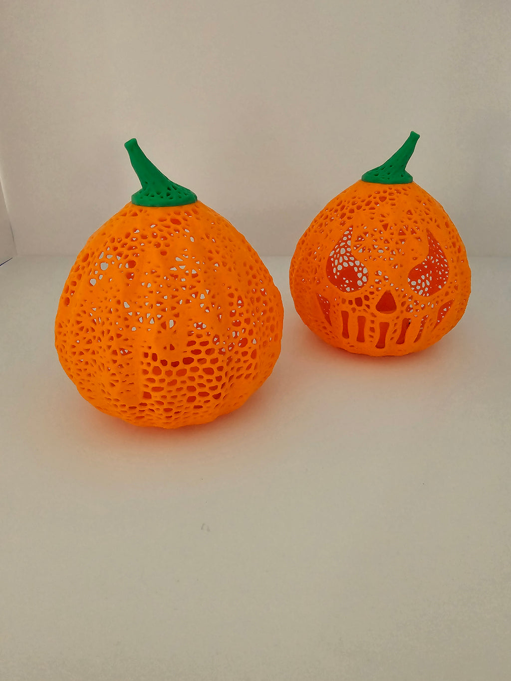 Halloween Tea Light Skull Jack O'Lantern Decor - 3D printed