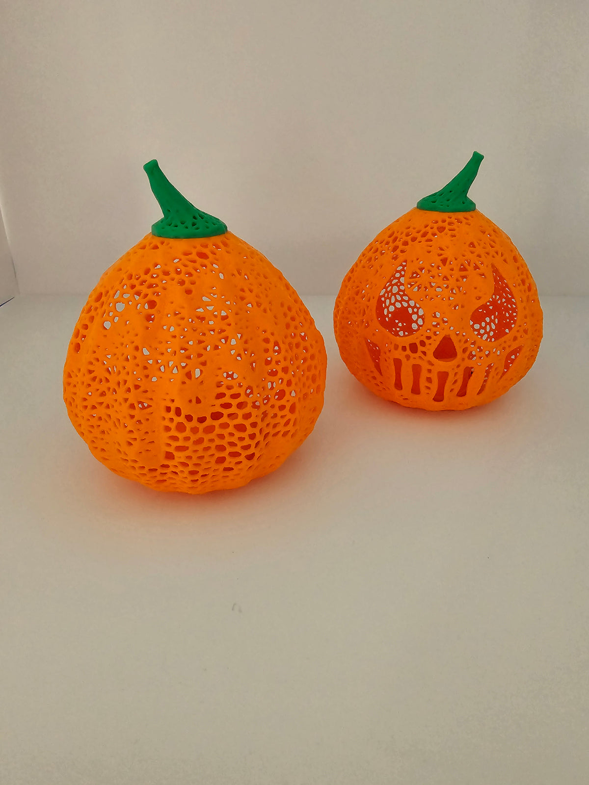 Halloween Tea Light Skull Jack O'Lantern Decor - 3D printed