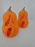 Halloween Tea Light Screaming Jack O'Lantern Decor - 3D Printed