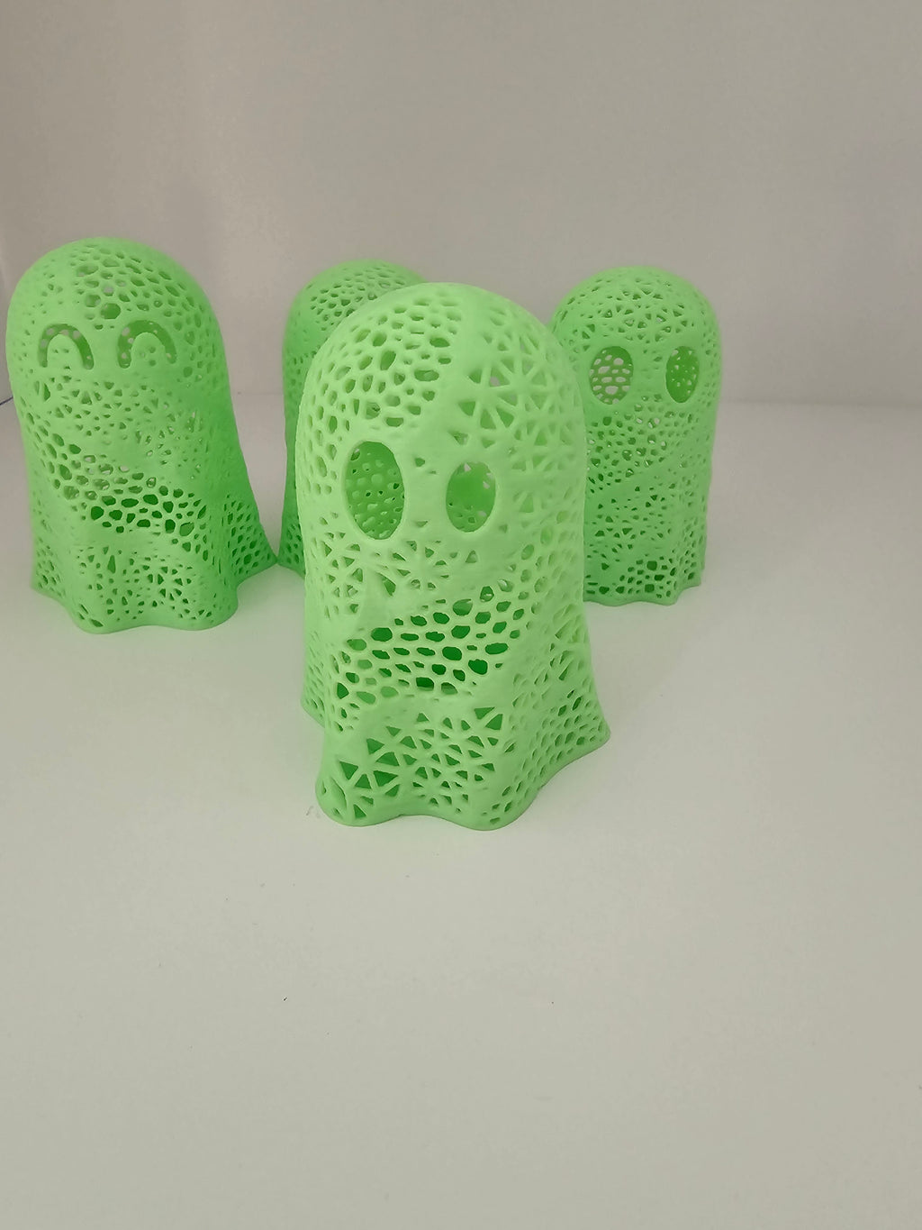 Glow in the Dark Tea Light Halloween Ghost Decor - 3D printed