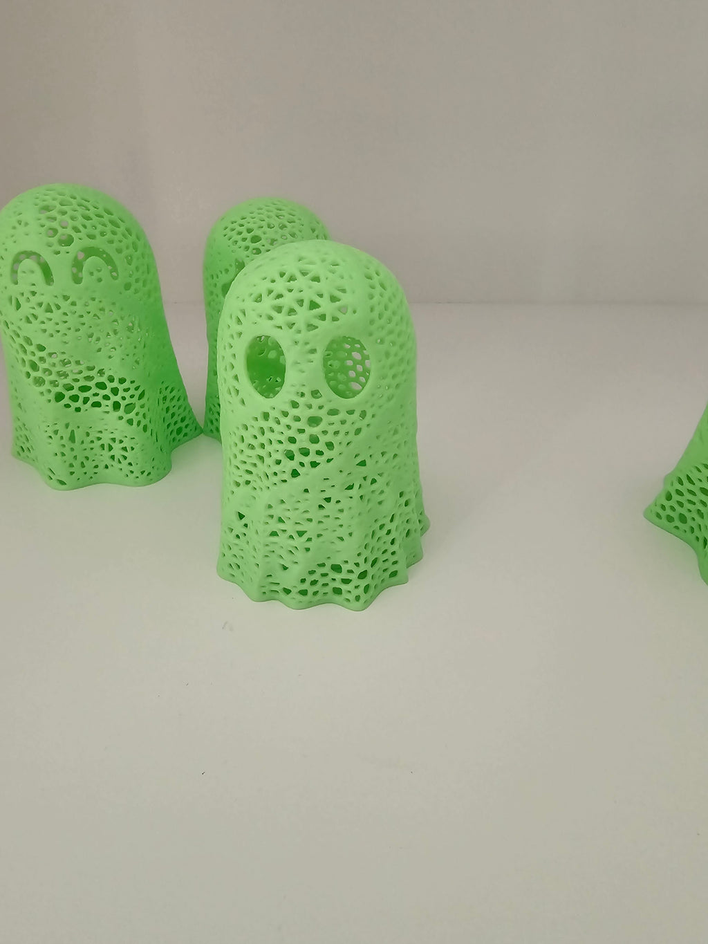 Glow in the Dark Tea Light Halloween Ghost Decor - 3D printed