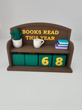 Books Read Tracker Sitting Bench - 3D printed