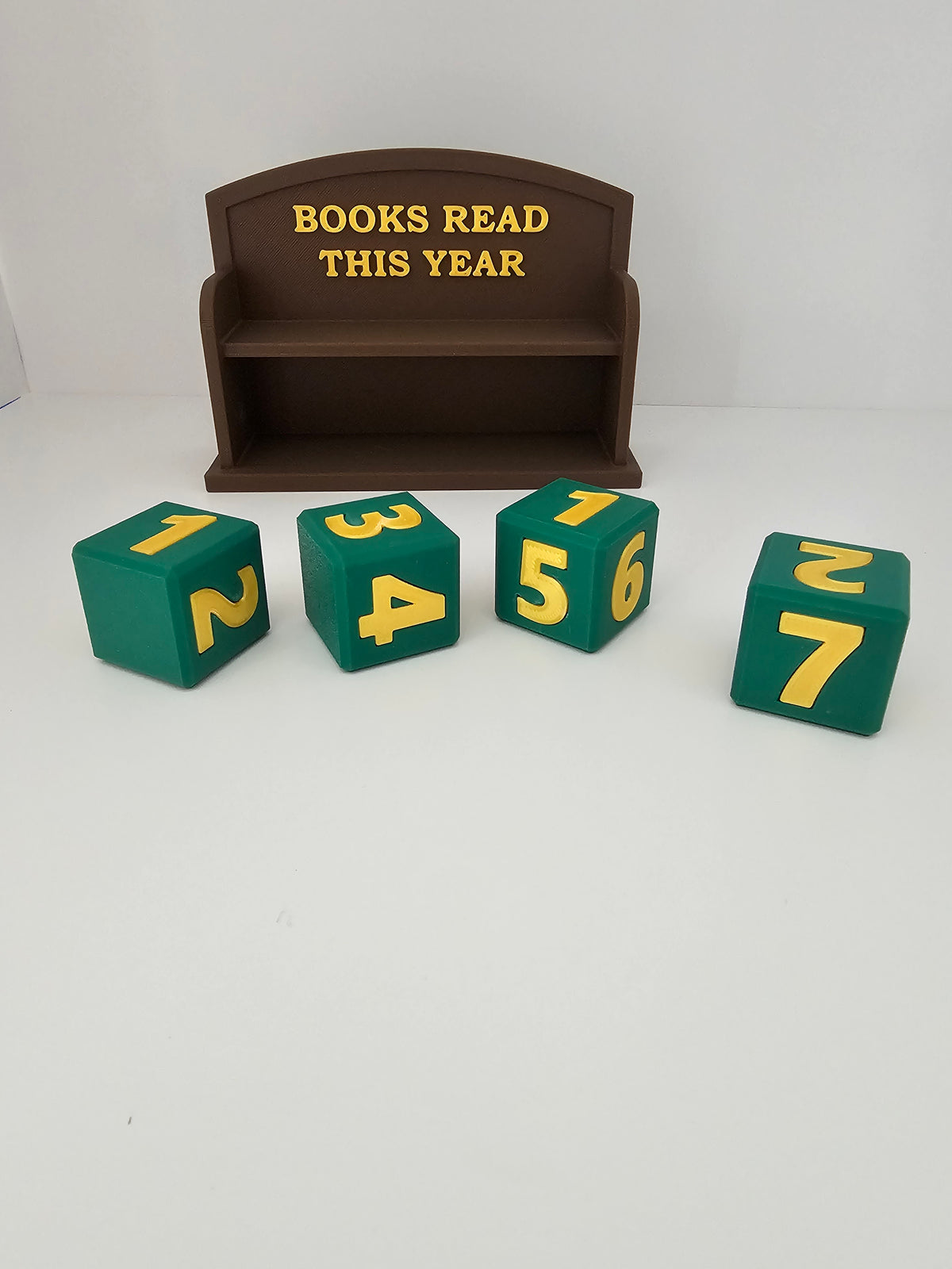 Books Read Tracker Sitting Bench - 3D printed
