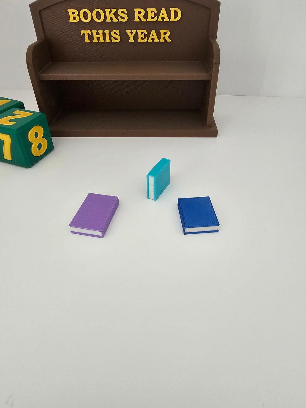Books Read Tracker Sitting Bench - 3D printed