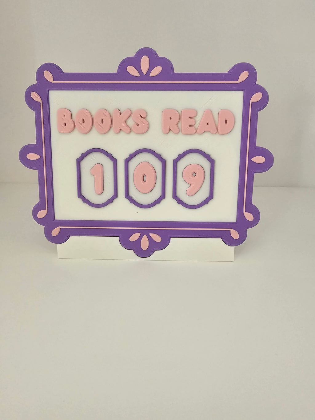 Bubbly Books Read Tracker - 3D Printed