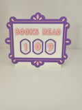 Bubbly Books Read Tracker - 3D Printed