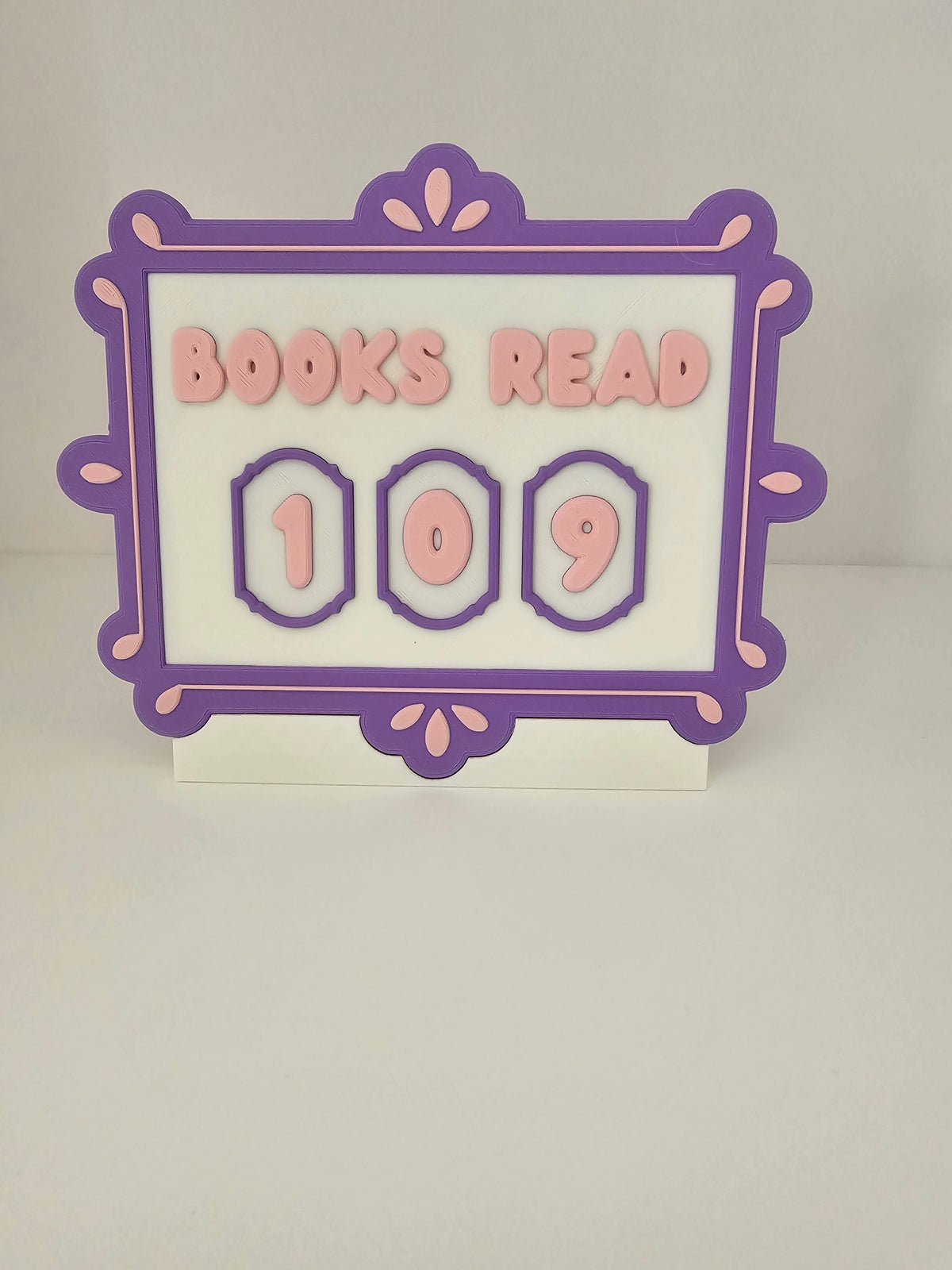 Bubbly Books Read Tracker - 3D Printed