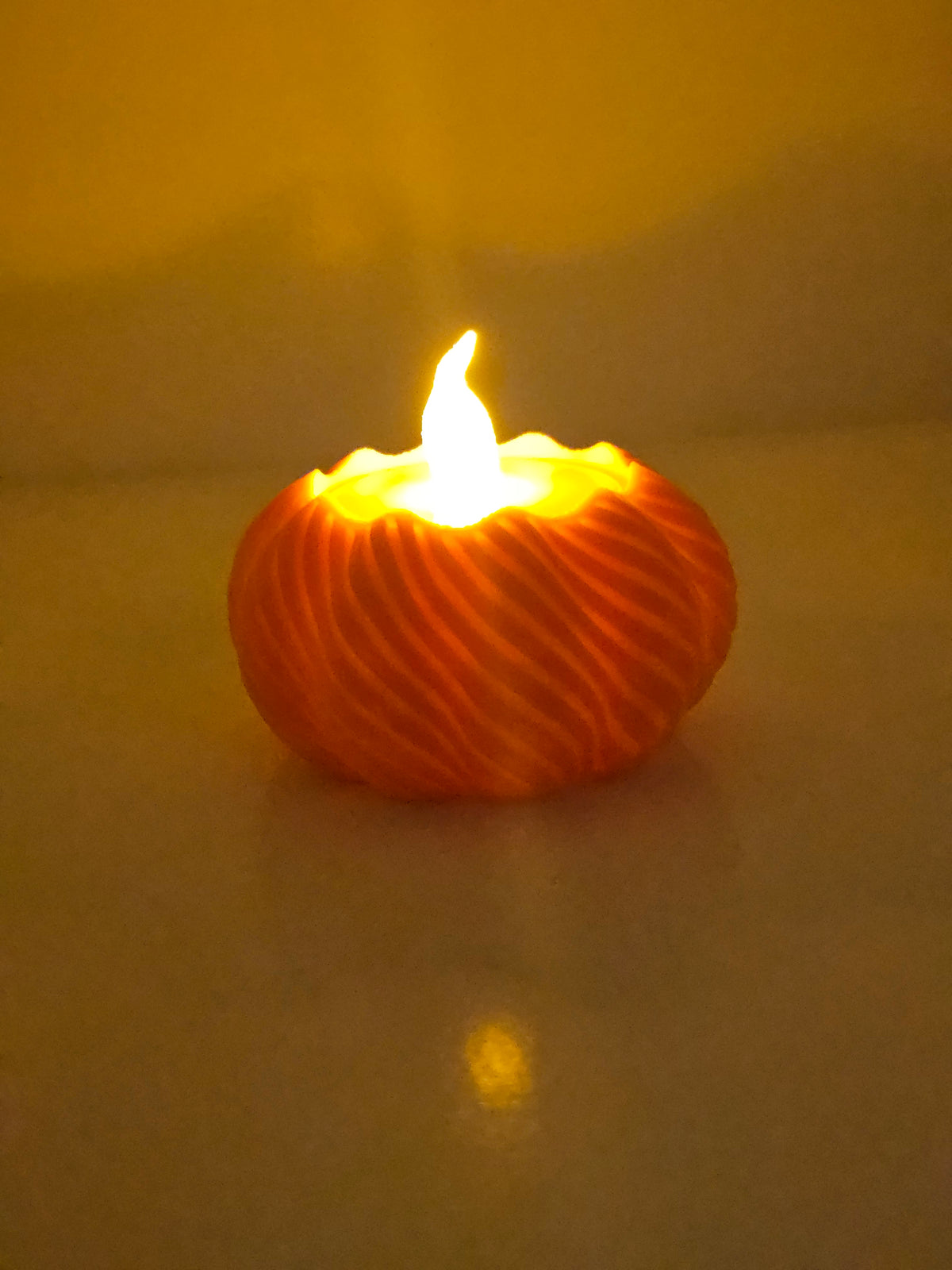 Decorative Fall Pumpkin Tea Light holders - 3D printed