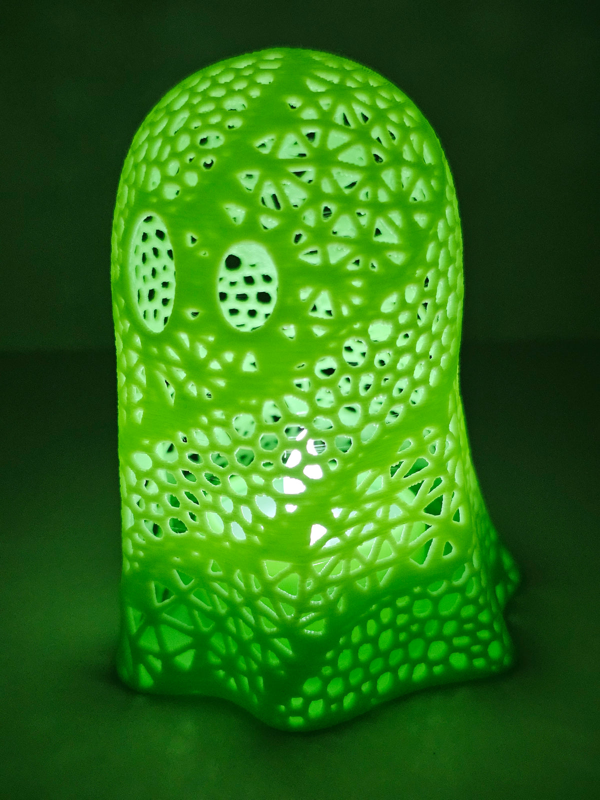 Glow in the Dark Tea Light Ghost Set - 3D