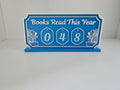 Books Read Counter - 3D printed
