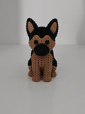Knitted German Shepherd - 3D