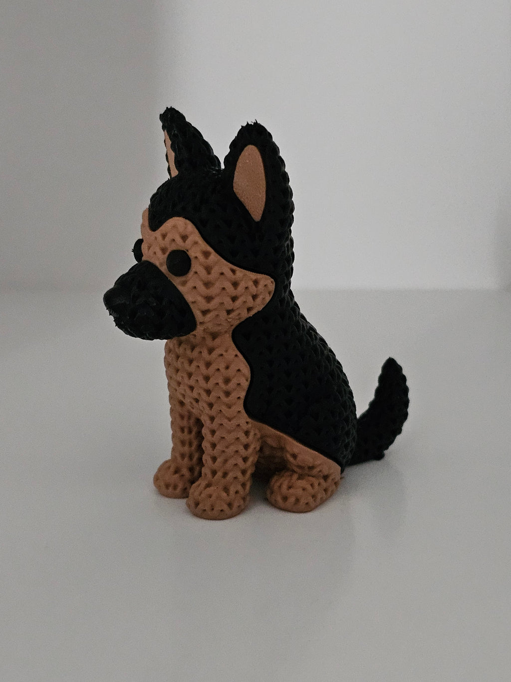 Knitted German Shepherd - 3D