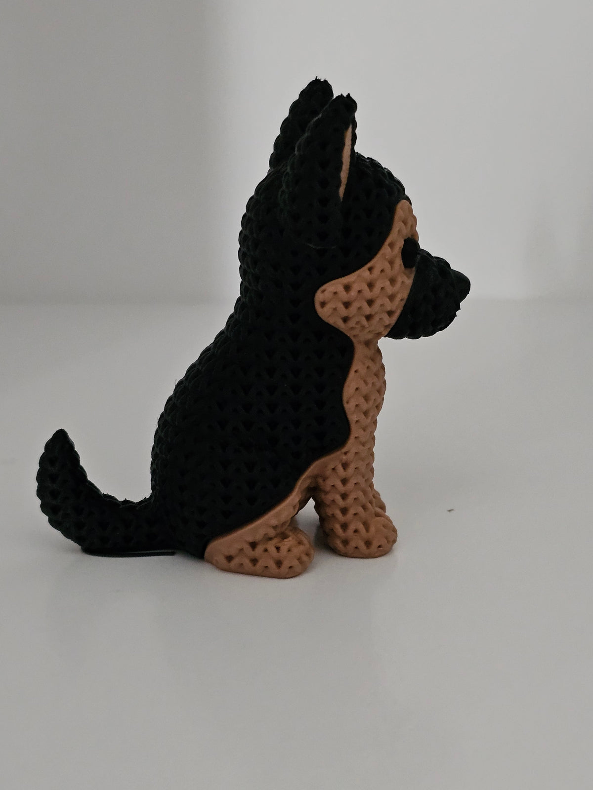 Knitted German Shepherd - 3D