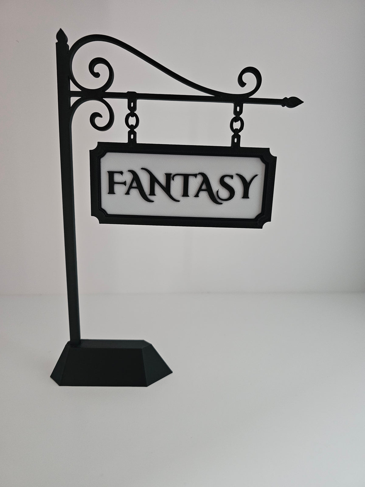 Fantasy Sign for Bookshelves - 3D printed