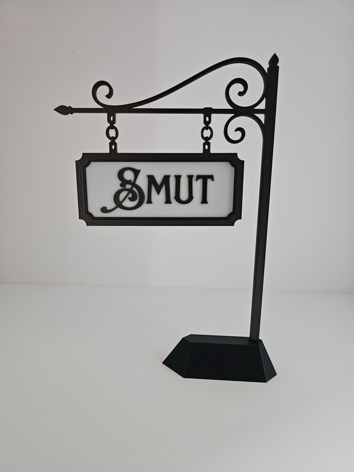 Smut Sign for Bookshelves - 3D