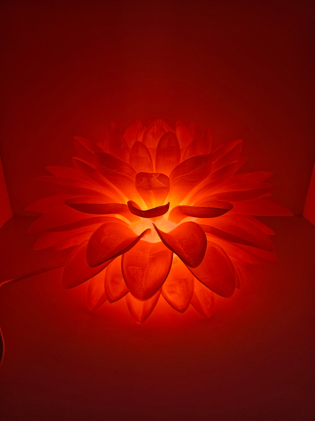 Chrysanthemum Light Decoration - 3D Printed