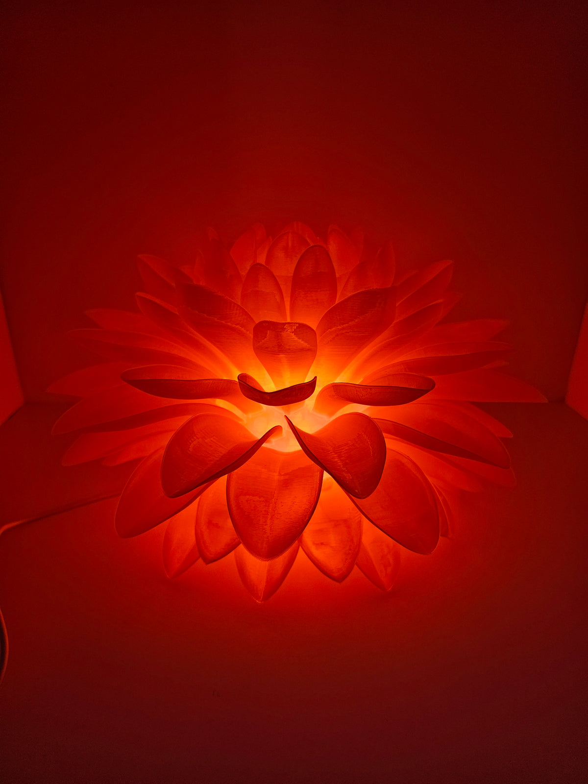 Chrysanthemum Light Decoration - 3D Printed