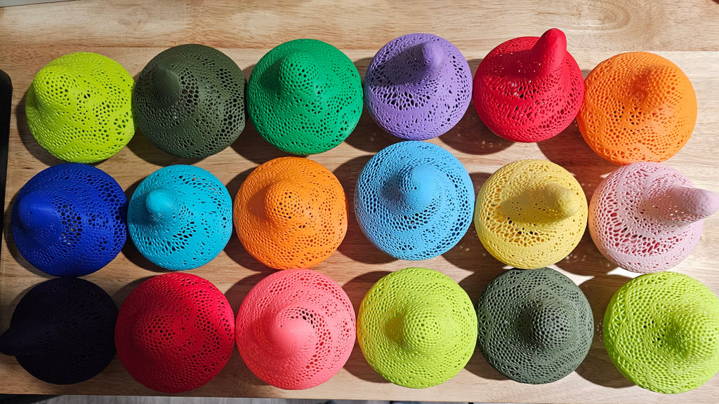 Decorative Mushroom Tea Light Set - 3D printed