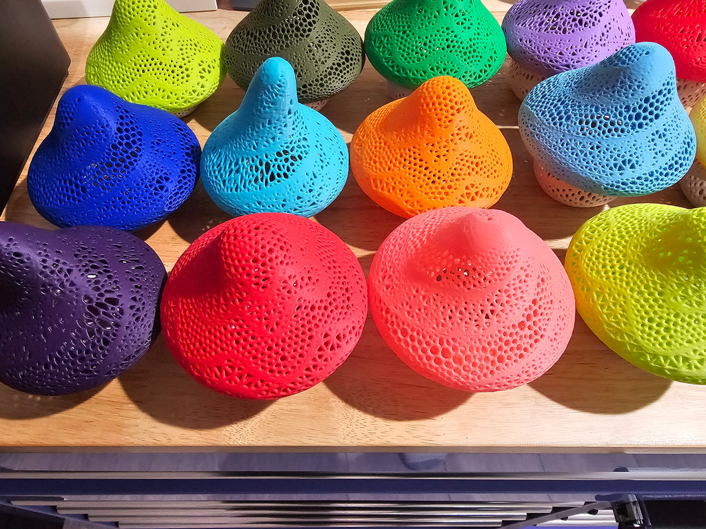 Decorative Mushroom Tea Light Set - 3D printed