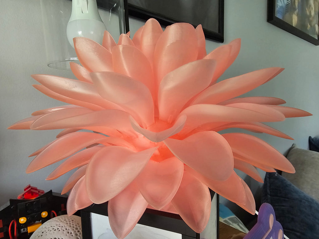 Chrysanthemum Light Decoration - 3D Printed