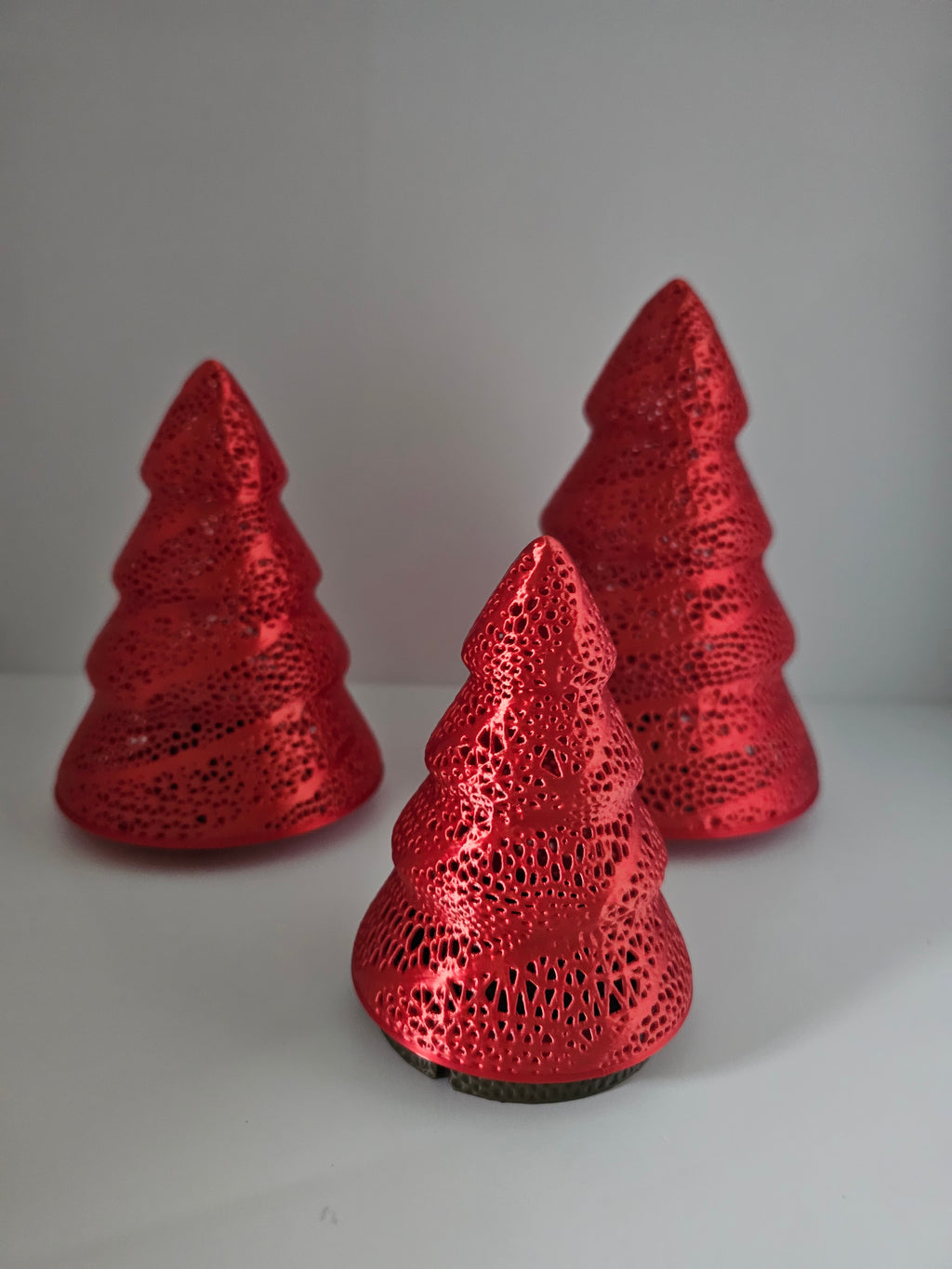 Christmas Tree Trio Tea light set