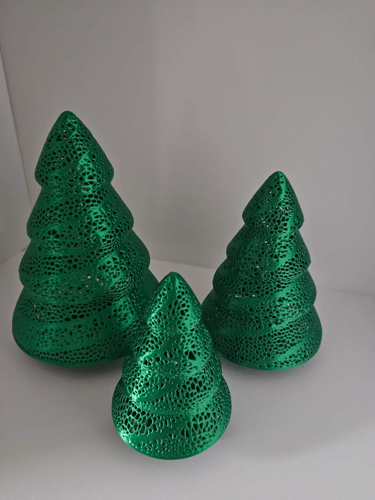 Christmas Tree Trio Tea light set