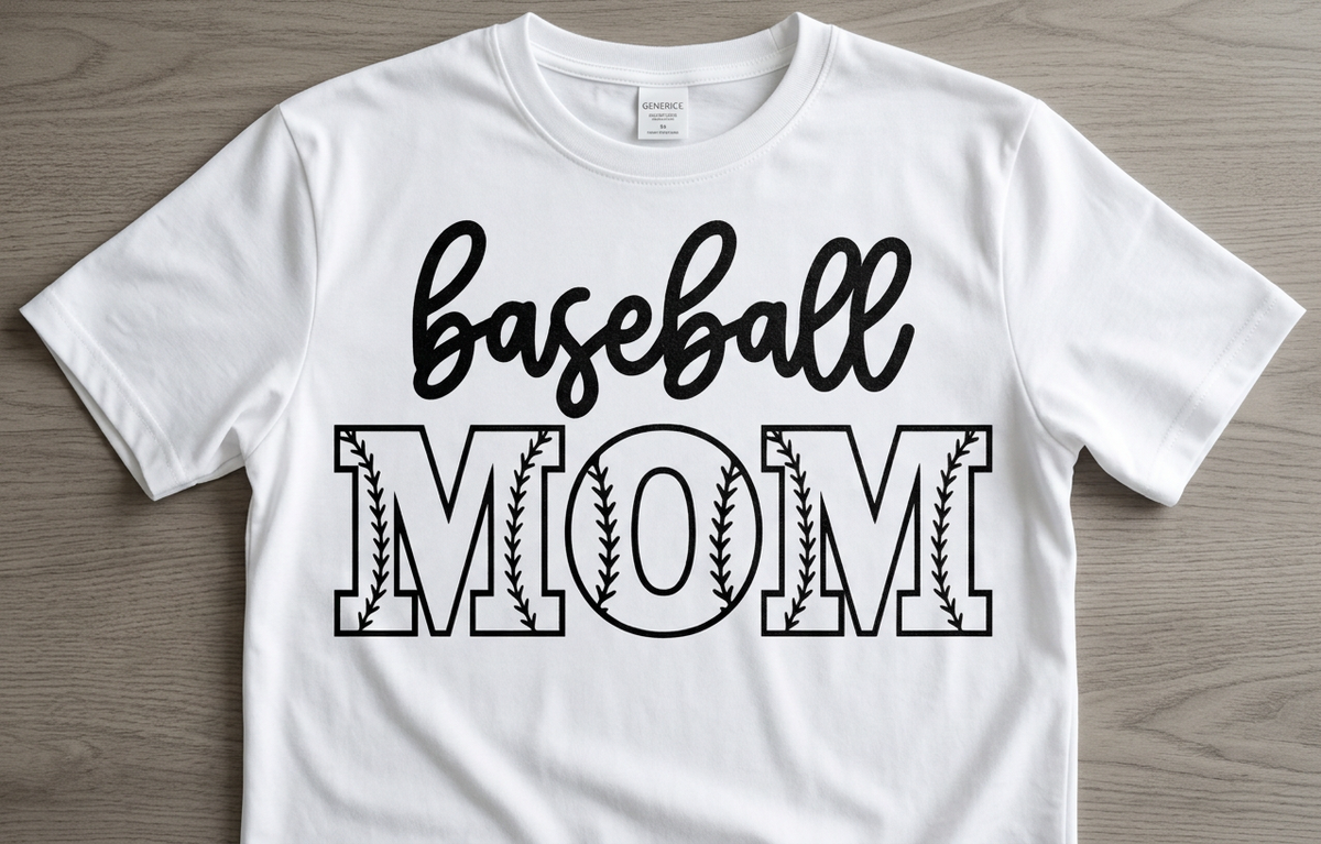 Baseball Mom short sleeved tshirt