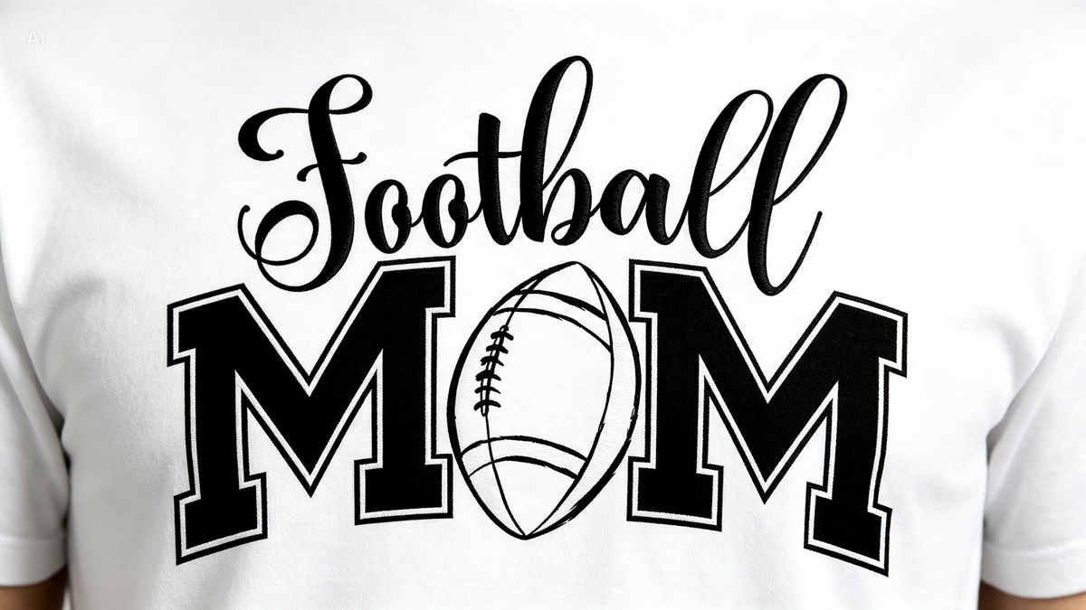 Football Mom Short-sleeved T-shirt