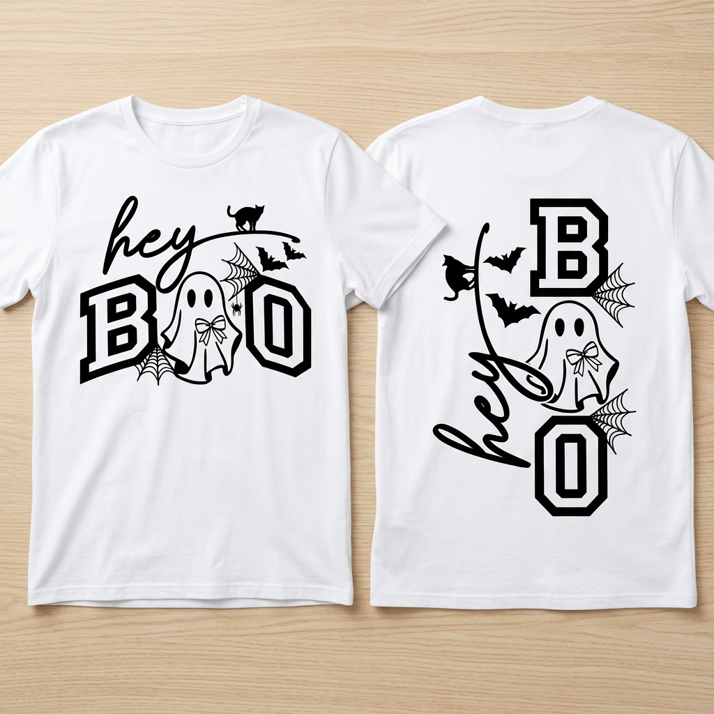 Hey Boo short sleeved t-shirt